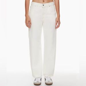 Levis dad utility jeans, ivory. Size 24.